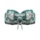 Bandeau Top Printed Green