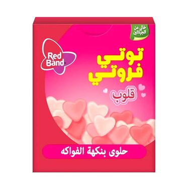 Cloetta Red Band Leaf Tutti Fruity Hearts&nbsp;Jelly 18g