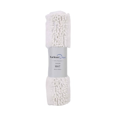 Karleen Decor Tufted + Chenille Bathroom Mat 40cmx60cm Assorted