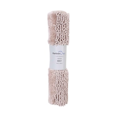 Karleen Decor Tufted + Chenille Bathroom Mat 50cmx80cm Assorted