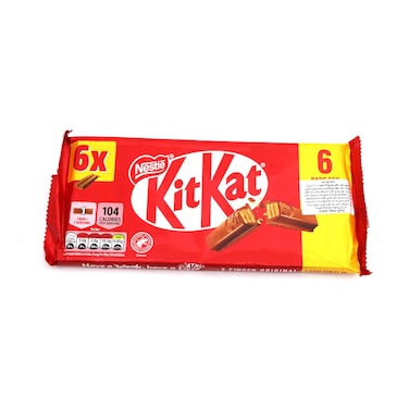 Nestle Kitkat Crsipy Wafer 2 Finger Covered With Milk Chocolate 124.2g