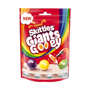 Skittles Giants Gooey Candy Treat Bag 109g