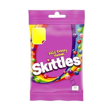 Skittles Wild Berry Flavoured Candy Treat Bag 109g