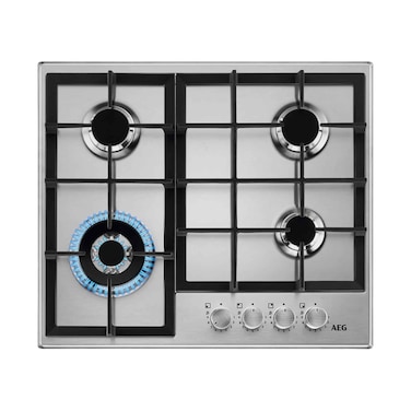 AEG موقد غاز مدمج HGB64320SM مقاس 60 سم