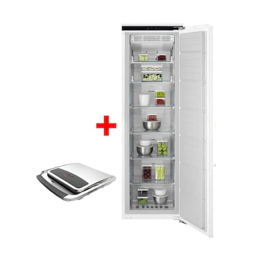 AEG Built-in Freezer OAB7N18CDF No-Frost Electronic Touch Control Net Capacity 204L + WHITE-WESTINGHOUSE HEALTHY GRILL GC1700-CB