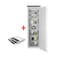 AEG Built-in Freezer OAB7N18CDF No-Frost Electronic Touch Control Net Capacity 204L + WHITE-WESTINGHOUSE HEALTHY GRILL GC1700-CB