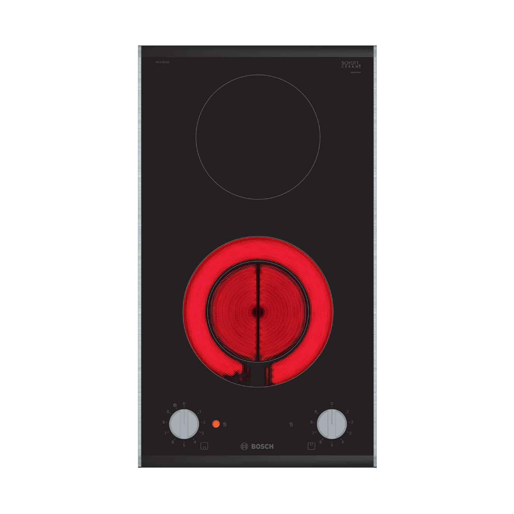 Bosch Built-in Electric Domino Hob Series 2 PKF375CA2E Surface Mount 30cm