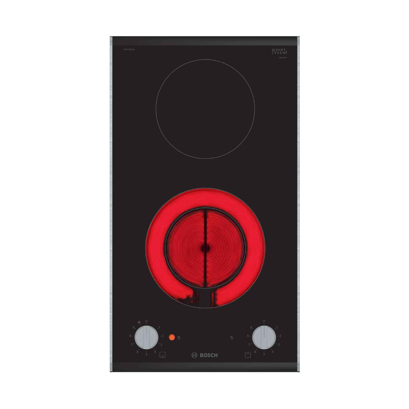 Bosch Built-in Electric Domino Hob Series 2 PKF375CA2E Surface Mount 30cm