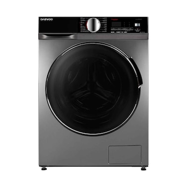 غسالة دايوو تحميل أمامي إنفرتر DW-F5071SL ‏15 برنامج ‏10.5 كجم فضي