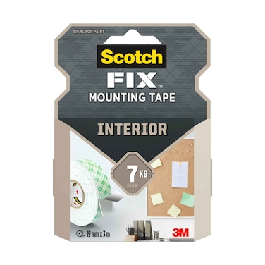 Scotch Fix Mounting Tape Interior 19mm x 3m