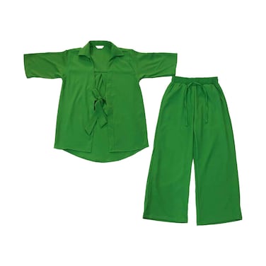 LDS TIED DOWN CO-ORD SET LINEN