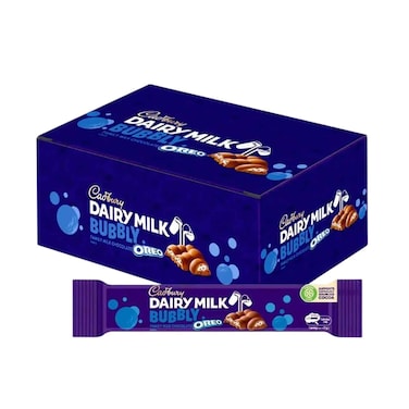 شوكولاتة كادبوري ديري ميلك بابل أوريو، 27 غرام × 12 قطعة