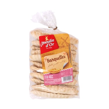 Moulin d'Or Barquette Biscuits 12 Pieces