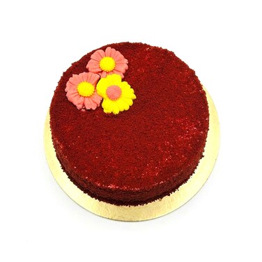 كعكة ريد فيلفيت متوسطة الحجم