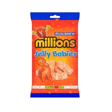 Millions Iron Brew Jelly Babies Candy 150g