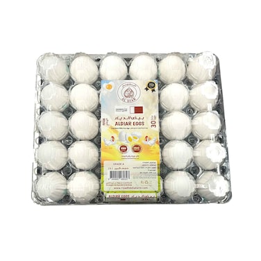 Al Diar White Eggs, Grade A 30 Pieces
