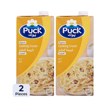 Puck Organic Cooking Cream 1l &amp; Puck Organic Cooking Cream 1l