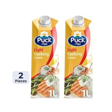 Puck Light Cooking Cream 1l &amp; Puck Light Cooking Cream 1l
