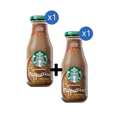 Starbucks Frappuccino Coffee Drink 250ml + Starbucks Frappuccino Coffee Drink 250ml