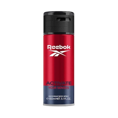 Reebok Deodorant Body Spray For Men, Activate Your Senses 150ml