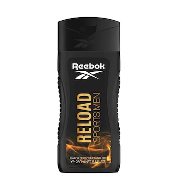 Reebok Hair &amp; Body Shower Gel Reload Sports Men 250ml