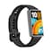 Huawei Band 11 Pro Black Matte Black Aluminum Alloy Case Black Fluoroelastomer Strap