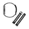Huawei Band 11 Pro Black Matte Black Aluminum Alloy Case Black Fluoroelastomer Strap