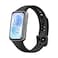 Huawei Band 11 Black Matte Durable Polymer Case Black Fluoroelastomer Strap