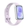 Huawei Band 11 Purple Silver Durable Polymer Case Purple Fluoroelastomer Strap