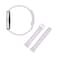 Huawei Band 11 Purple Silver Durable Polymer Case Purple Fluoroelastomer Strap