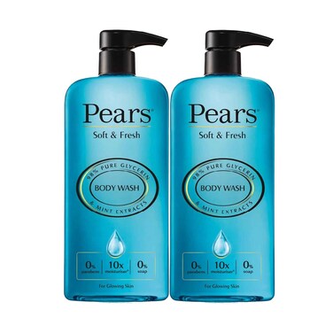 Pears Body Wash Soft &amp; Fresh 500mlx2 Pieces