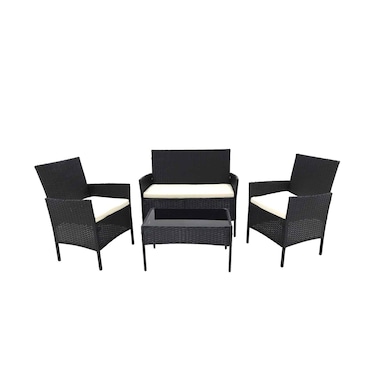 Skyhome Rattan Grdn Chair &amp; Table Set