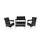 Skyhome Rattan Grdn Chair &amp; Table Set