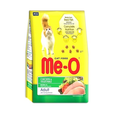 ميو طعام جاف للقطط البالغة بالدجاج والخضار 3 كجم