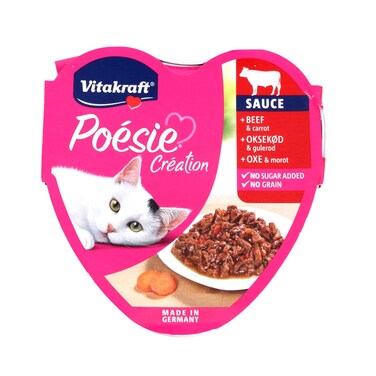 فيتاكرافت بويزي كرييشن لحم بقري وجزر في صلصة 85 غرام