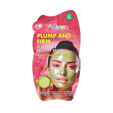 7th Heaven Plump &amp; Firm Cucumber Peel-Off Mask With Hyaluronic Acid 10ml