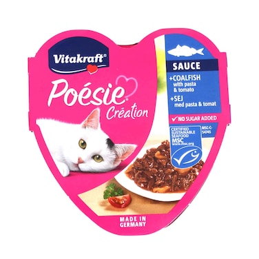 Vitakraft Poesie Creation Coalfish With Pasta &amp; Tomato 85g