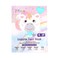 7th Heaven Unicorn Face Mask With Acai &amp; Pomegranate, Chill Out Mask To Soothe &amp; Nourish Skin 1 Piece Sheet Mask