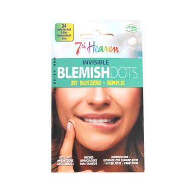 7th Heaven Invisible Blemish Dots With Salicylic Acid &amp; Zinc Hydrocolloid 24 Dots