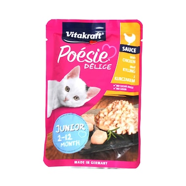 Vitakraft Poesie Delice With Chicken In Sauce For Junior Cat 2-12 Month 85g