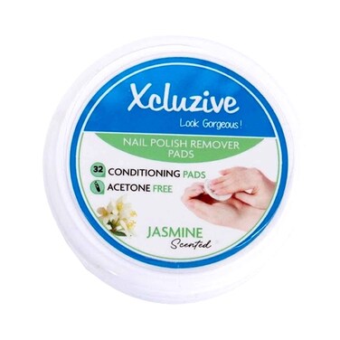 مناديل إزالة طلاء الأظافر إكسكلوسيف برائحة الياسمين، 32 منديلًا