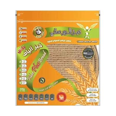Tanour Healthy Bread Plus High Fiber Arabic Bread 240g