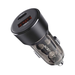 Acefast Fast In Car Charger With Transparent Body, B12, 60 Watts