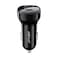 Acefast Fast Charge With Digital Display Dual Port Metal Car Charger B4, 66 Watts