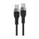 Acefast Fast Charging Data Cable Magnetic Braid, Simple Storage, Anti Tangle, USB-C To USB-C, Black, C11-03