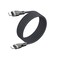 Acefast Fast Charging Data Cable Magnetic Braid, Simple Storage, Anti Tangle, USB-C To USB-C, Black, C11-03