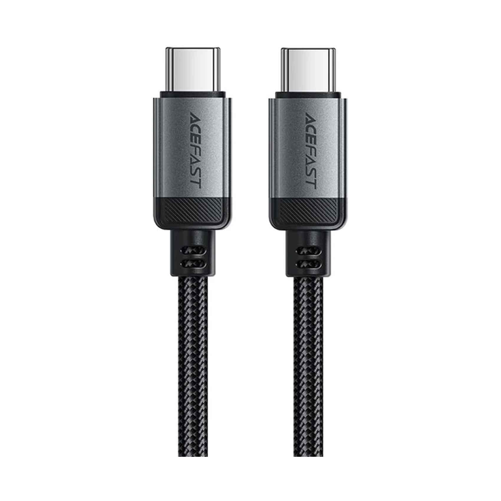 Acefast Fast Charging Data Cable USB-C To USB-C, Black, C20-03
