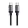 Acefast Fast Charging Data Cable USB-C To USB-C, Black, C20-03
