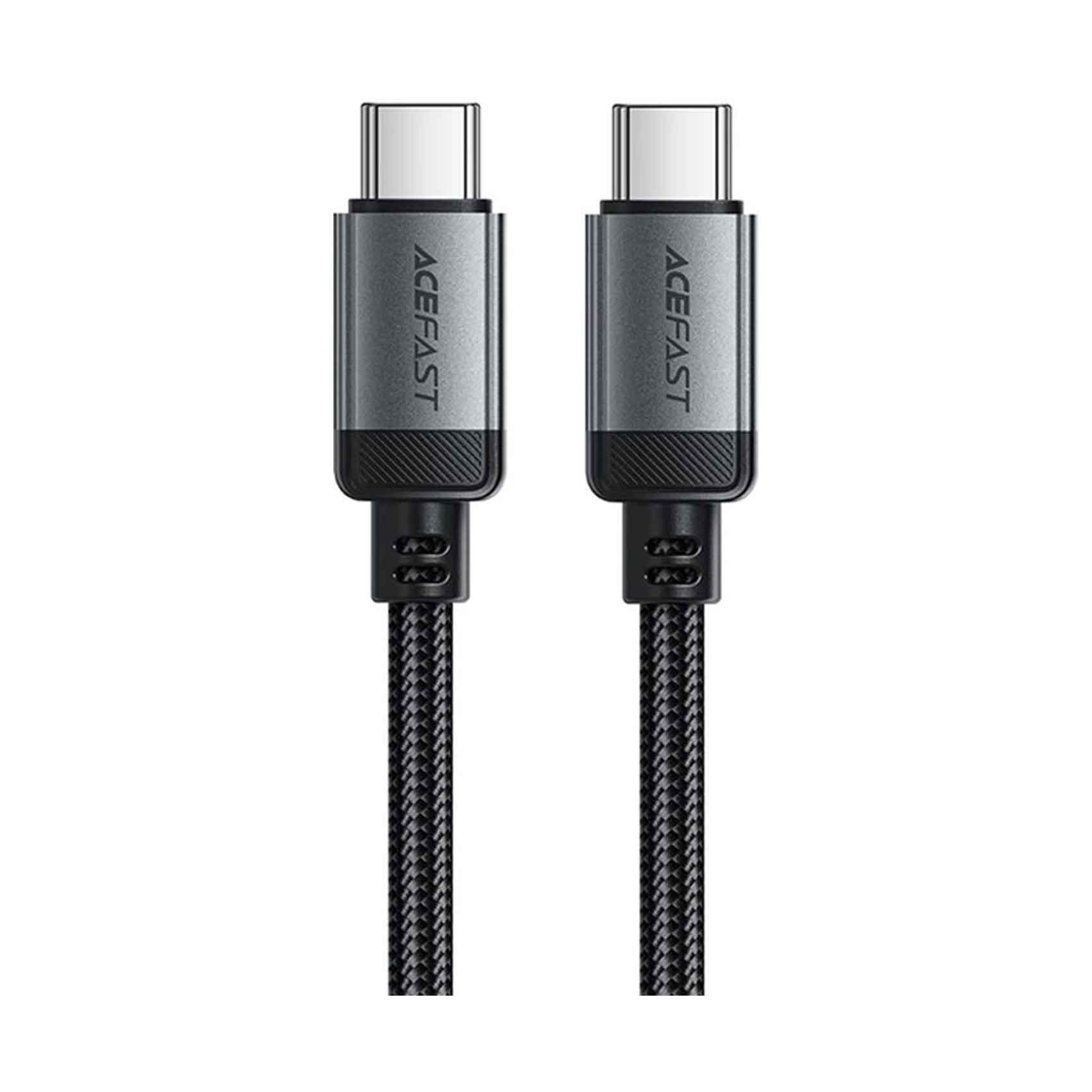Acefast Fast Charging Data Cable USB-C To USB-C, Black, C20-03