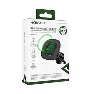 Acefast In-Car Phone Holder Fast Magnetic Wireless Charger 15 Watts